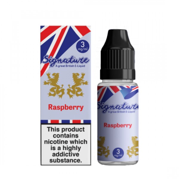 SIGNATURE 50/50 Eliquid RASPBERRY 10-PACK