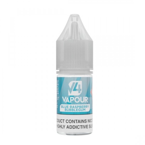 V4 VAPOUR Eliquid BLUE RASPBERRY BUBBLEGUM 5-PACK