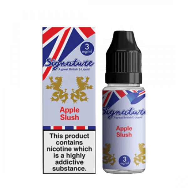 SIGNATURE 50/50 Eliquid APPLE SLUSH 10-PACK