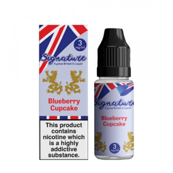 SIGNATURE 50/50 Eliquid BLUEBERRY CUPCAKE 10-PACK