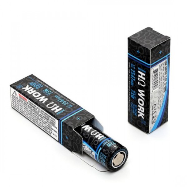 Hohm Tech Work 2 18650 Battery 2547mAh 35.8A