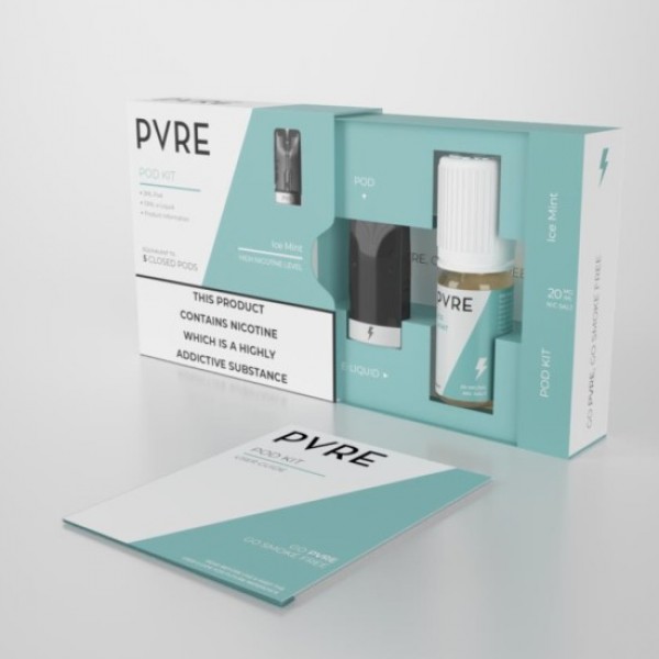 PVRE Pod Kits (Refillable Pod & 10ml Eliquid)