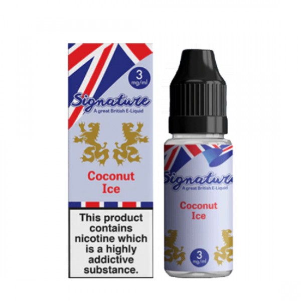 SIGNATURE 50/50 Eliquid COCONUT ICE 10-PACK