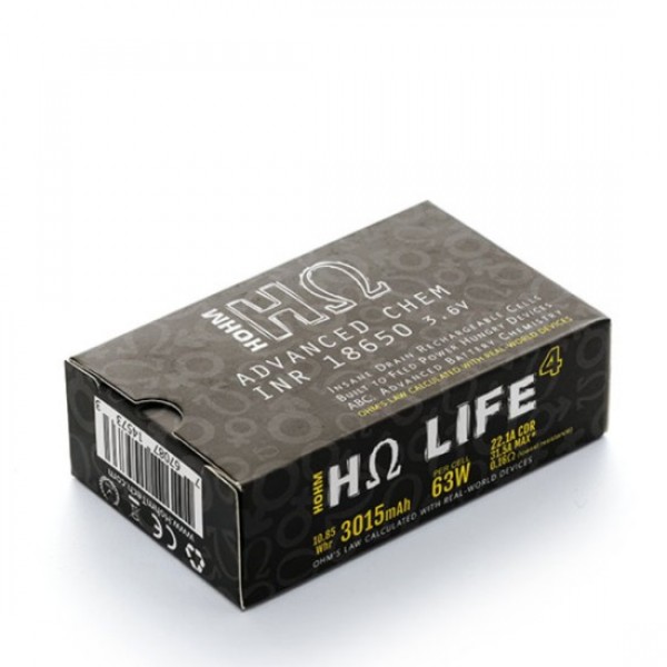 Hohm Tech Life 4 18650 Battery 3015mAh 31.5A