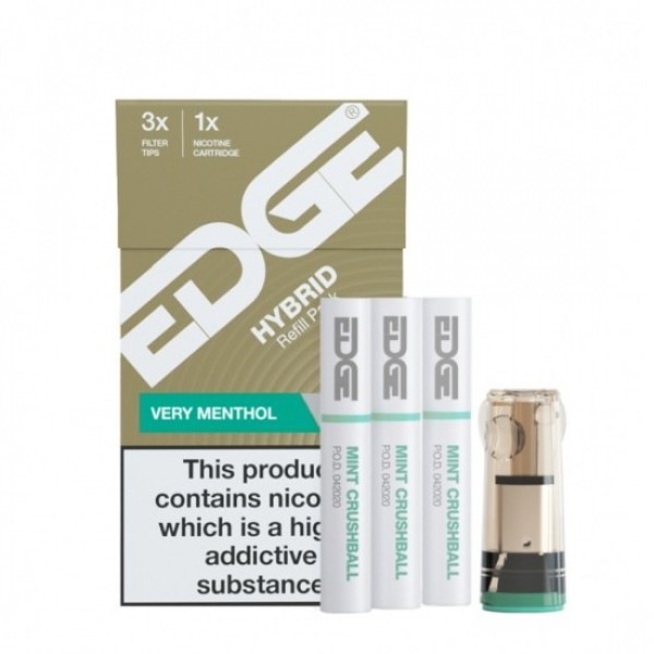 EDGE HYBRID Eliquid VERY MENTHOL REFILL (Sale)