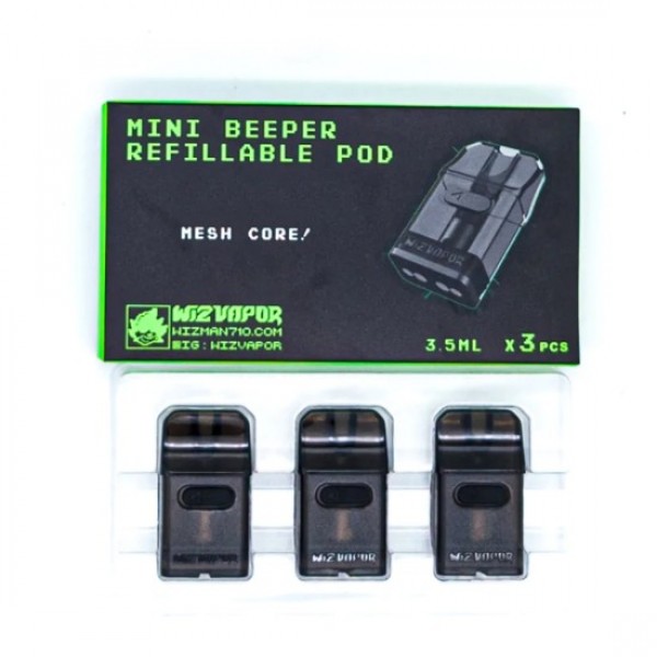 WizVapor Mini Beeper Replacement Pods 3Pcs