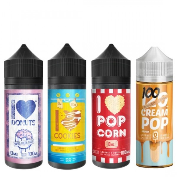 Mad Hatter Eliquid Shortfills 100ml