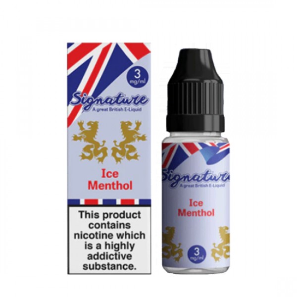 SIGNATURE 50/50 Eliquid ICE MENTHOL 10-PACK