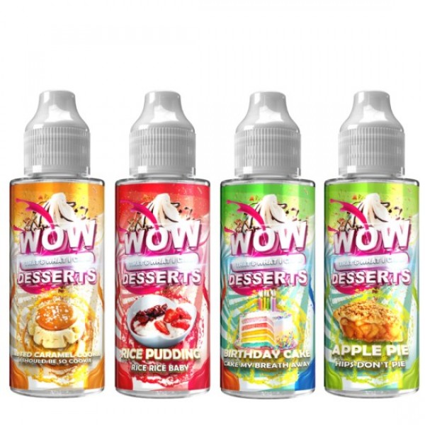 WOW That's What I Call Desserts Eliquid Shortfills 120ml