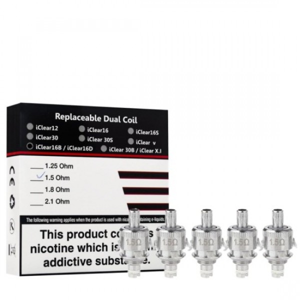 INNOKIN ICLEAR 16B/16D VAPE COILS 5PCS