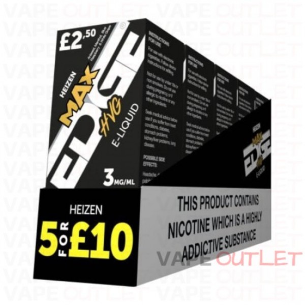 EDGE MAX Eliquid HEIZEN 3MG 10ml