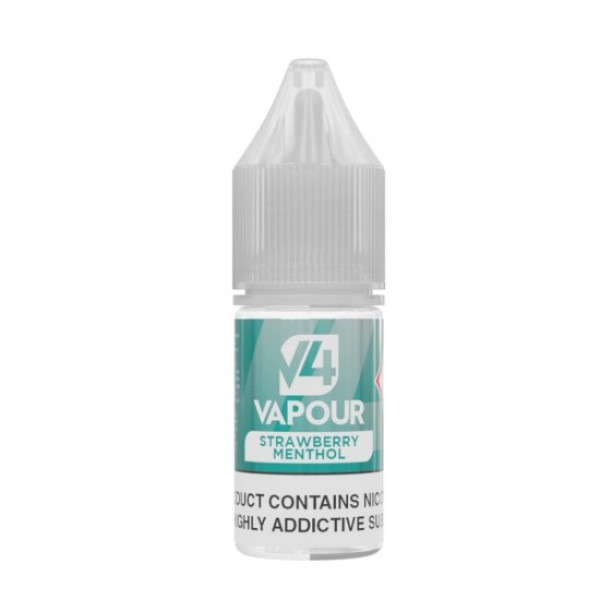 V4 VAPOUR Eliquid STRAWBERRY MENTHOL 5-PACK