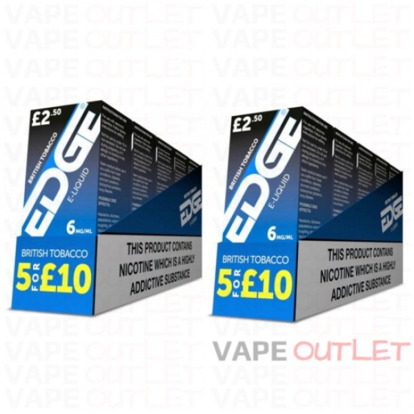 EDGE Eliquid BRITISH TOBACCO 10-PACK