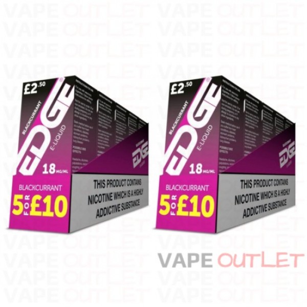 EDGE Eliquid BLACKCURRANT 10-PACK