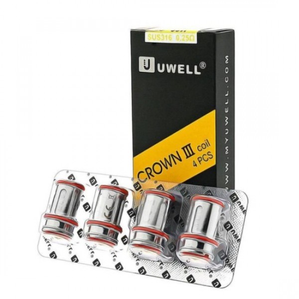 Uwell Crown 3 Vape Coils 4Pcs (Sale)