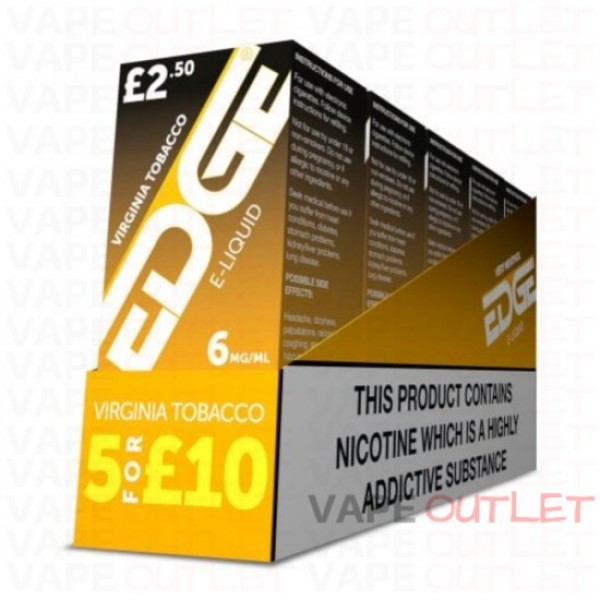 EDGE Eliquid VIRGINIA TOBACCO 10ml