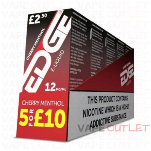 EDGE Eliquid CHERRY ICE MENTHOL 10ml