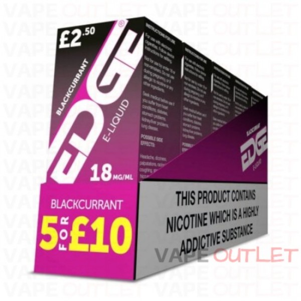 EDGE Eliquid BLACKCURRANT 10ml