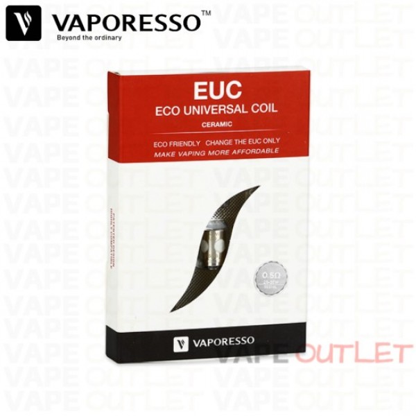 VAPORESSO EUC ECO UNIVERSAL CERAMIC VAPE COILS 5PCS