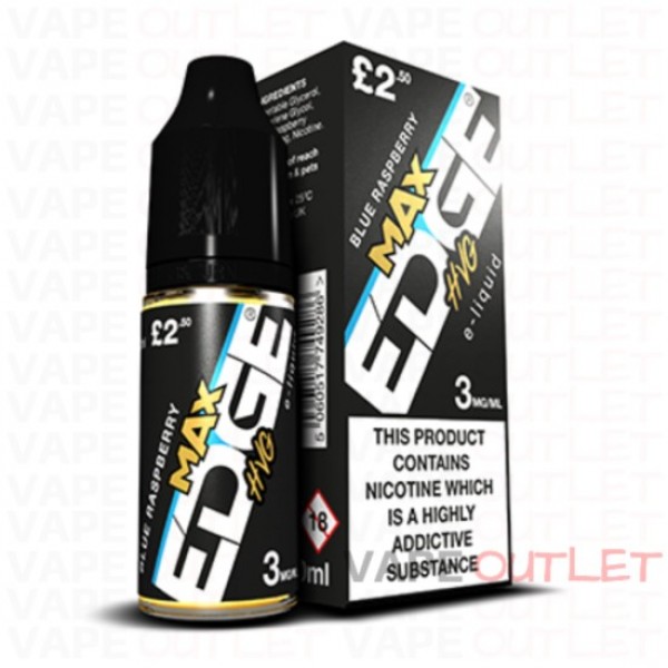 EDGE MAX Eliquid BLUE RASPBERRY 3MG 10ml