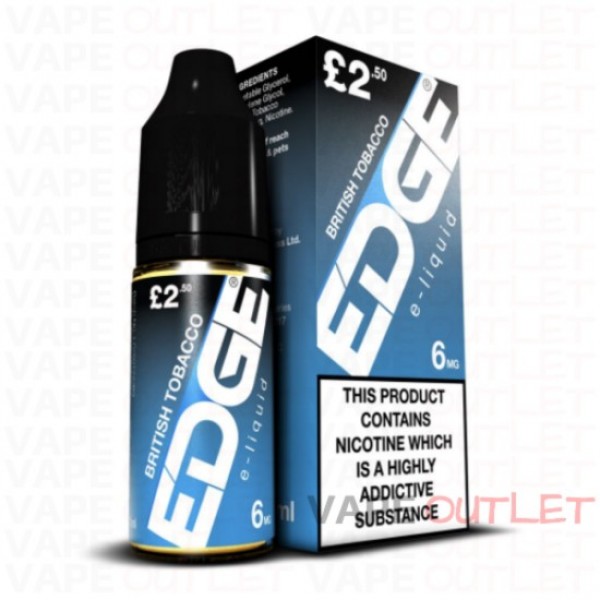 EDGE Eliquid BRITISH TOBACCO 10ml