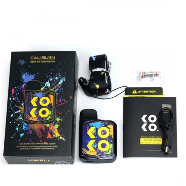 Uwell Caliburn Koko Prime Pod Vape Kit 690mAh