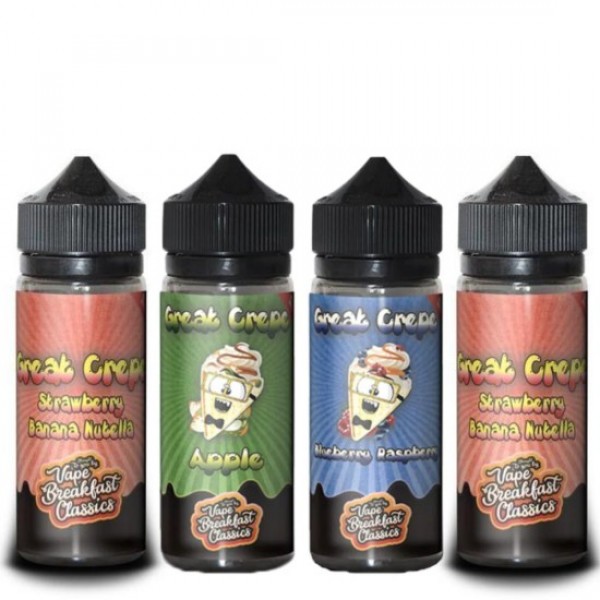 VAPE BREAKFAST CLASSICS GREAT CREPE Eliquid Shortfills 120ML