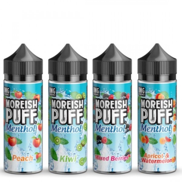 MOREISH PUFF MENTHOL Eliquid Shortfills 120ML