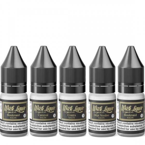 Wick Liquor Nic Salt Eliquids 10ml