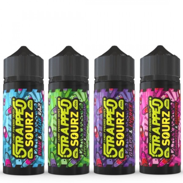 Strapped Sourz Eliquid Shortfills 120ml