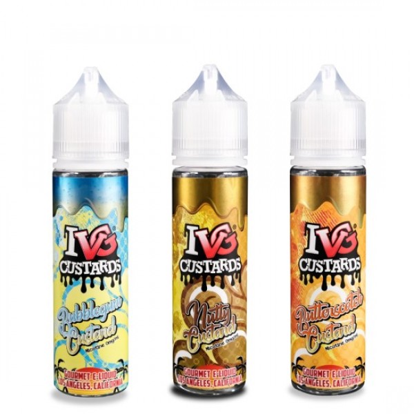 IVG CUSTARDS RANGE Eliquid Shortfills 60ML