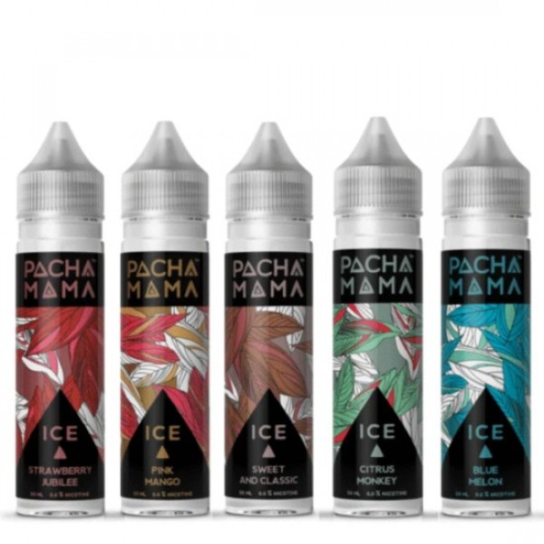 Pacha Mama Ice Eliquid Shortfills 60ml