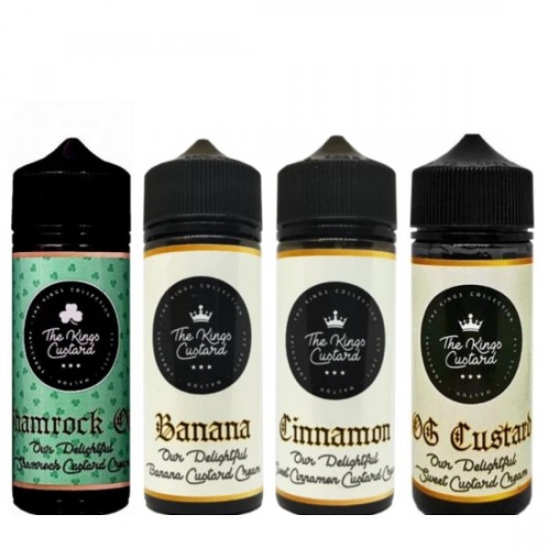 The Kings Custards Eliquid Shortfills 120ml