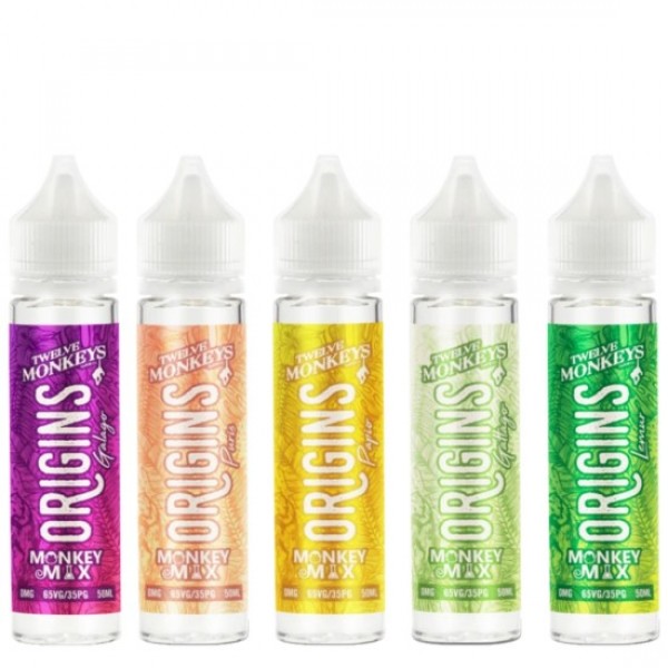 Twelve Monkeys Origins Eliquid Shortfills 60ml