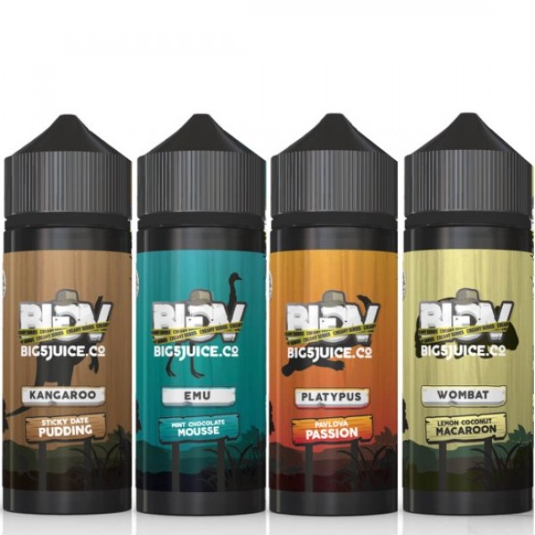 BIG 5 JUICE Creamy Series Eliquid Shortfills 120ml