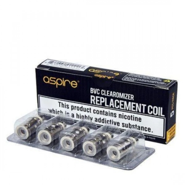 ASPIRE BVC VAPE COILS 5PCS