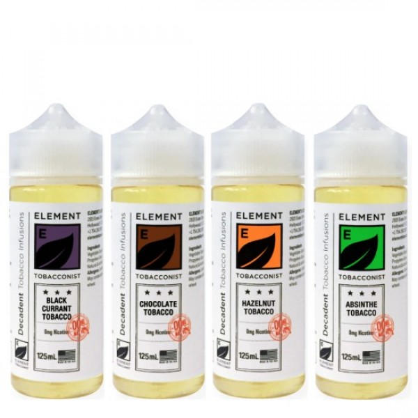 ELEMENT TOBACCONIST Eliquid Shortfills 120ML