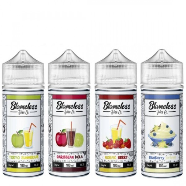 BLAMELESS JUICE CO Eliquid Shortfills 120ML