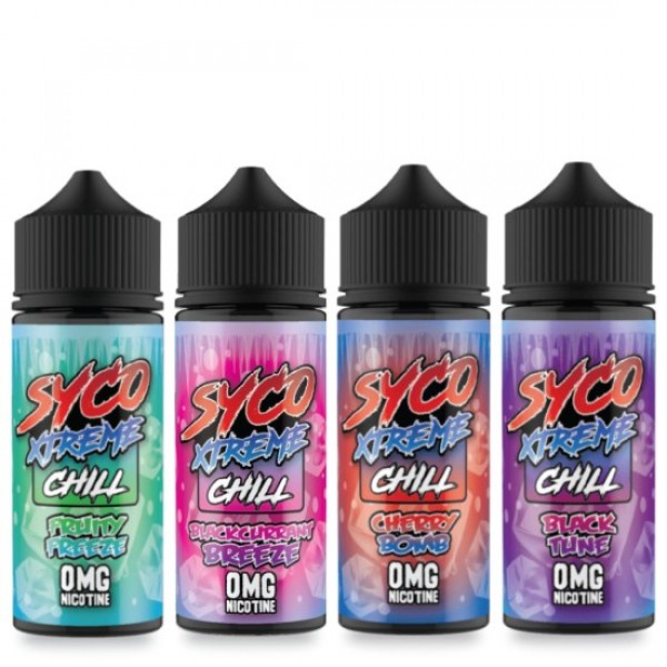 Syco Xtreme Chill Eliquid Shortfills 120ml