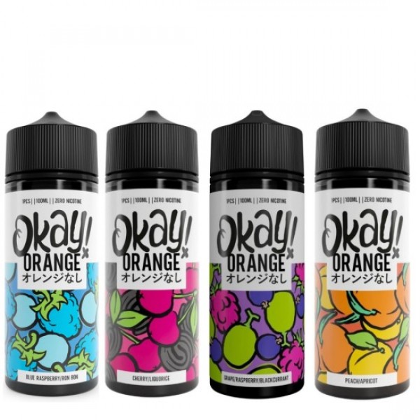 Jack Rabbit - Okay! Orange Eliquid Shortfills 120ml