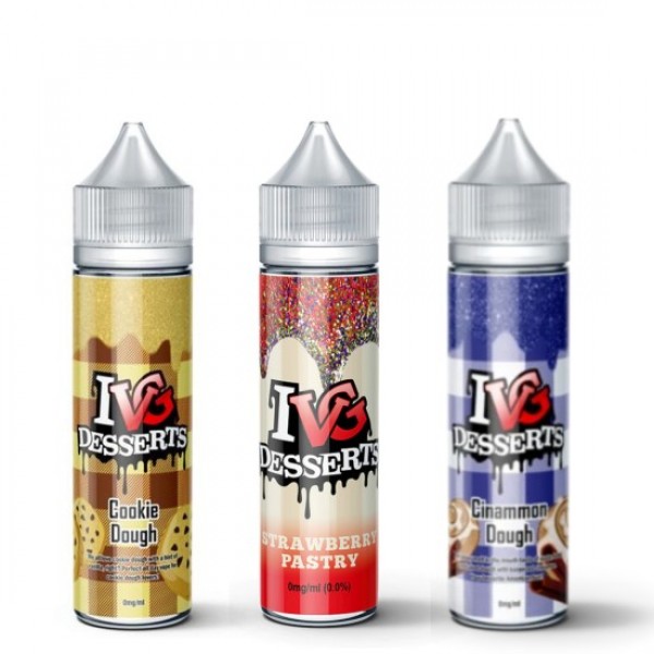 IVG DESSERTS RANGE Eliquid Shortfills 60ML