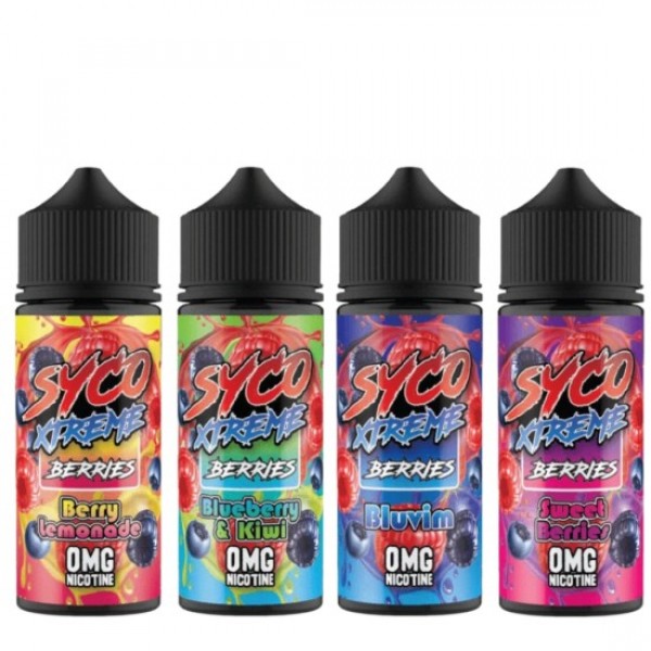 Syco Xtreme Berries Eliquid Shortfills 120ml