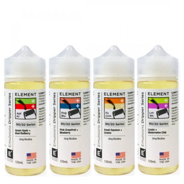 ELEMENT EMULSION Eliquid Shortfills 120ML