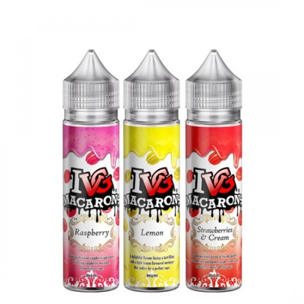 IVG MACARONS RANGE Eliquid Shortfills 60ML